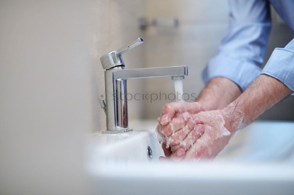 Similar – blue Tap Sink Soap