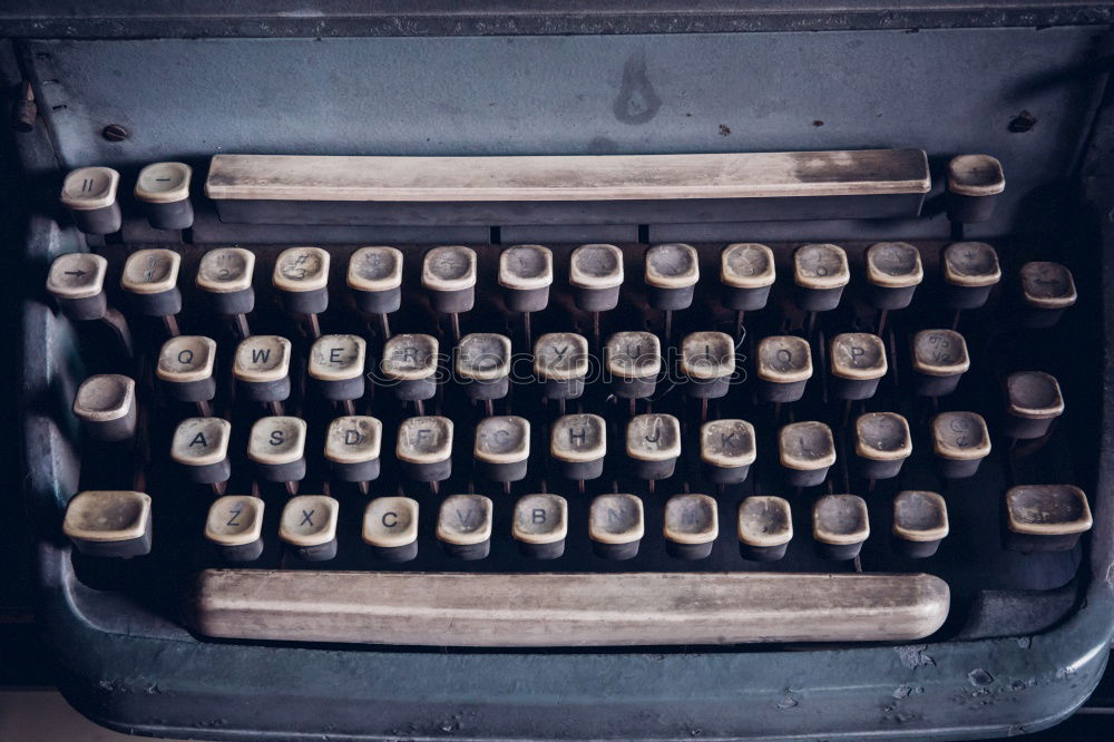 Similar – Keyboard of vintage typewriter