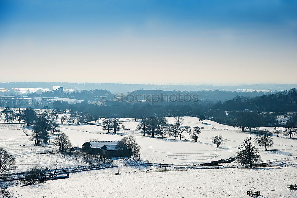 Similar – Winterdorf Umwelt Natur