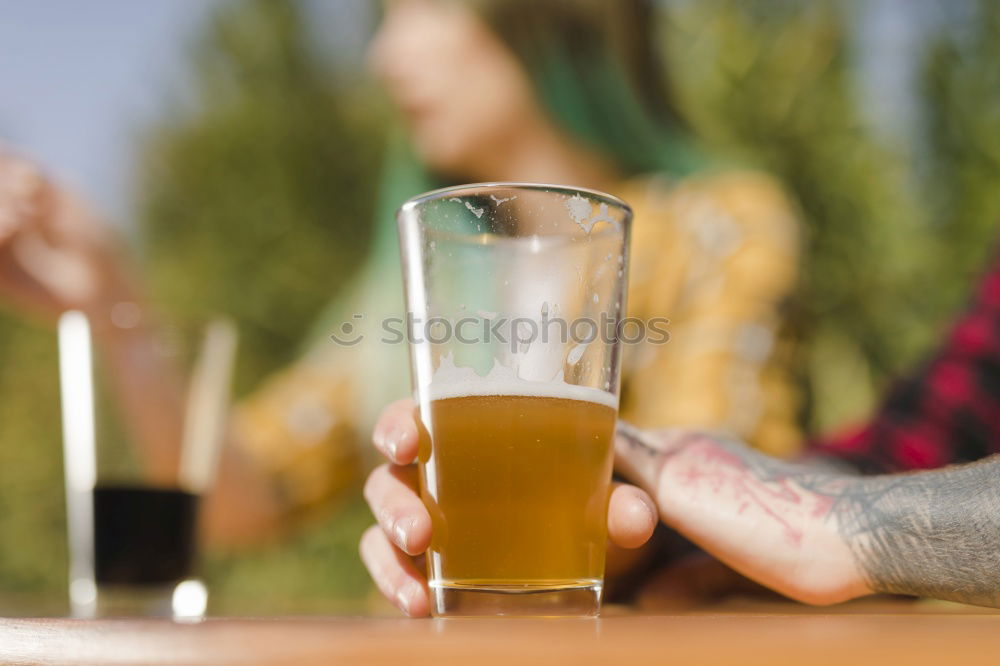 Similar – Image, Stock Photo cheeky beer Beverage Beer