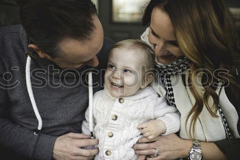 Similar – young dad and son playing outdoors at sunset. family concept