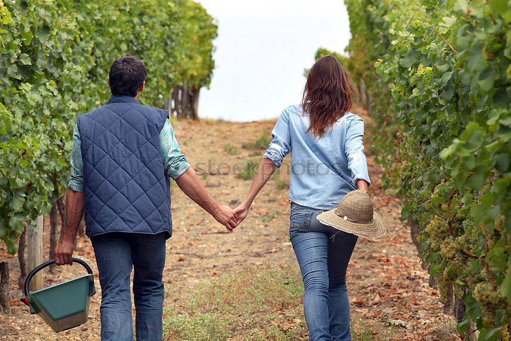 Similar – A couple of senior citizens sitting relaxed on a bench in the vineyard and enjoying the view