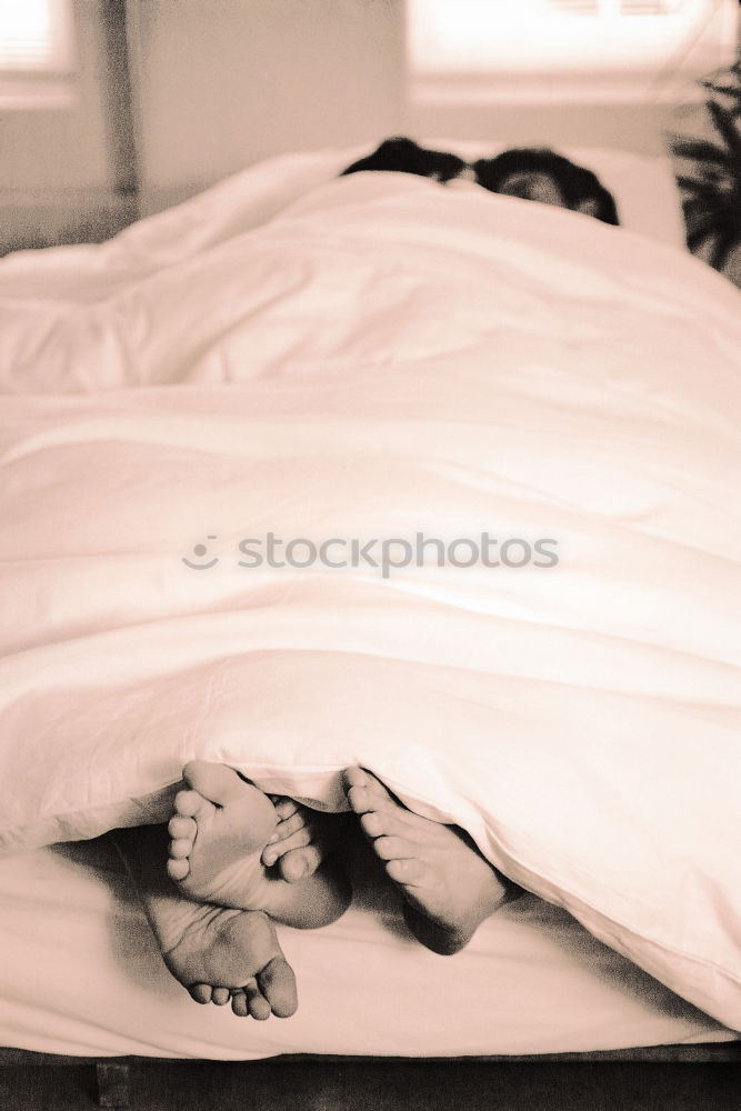 Similar – Image, Stock Photo thinking of you Bed Dream