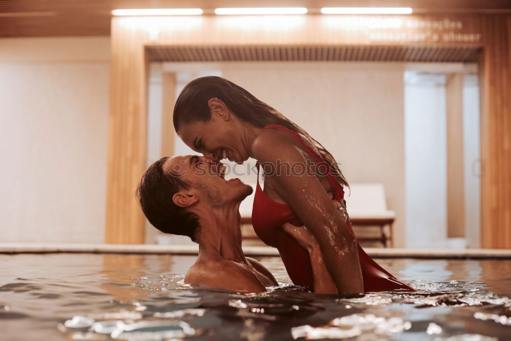 Couple In Love At Luxury Hotel