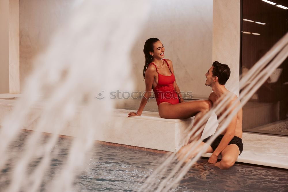 Similar – Couple In Love At Luxury Hotel