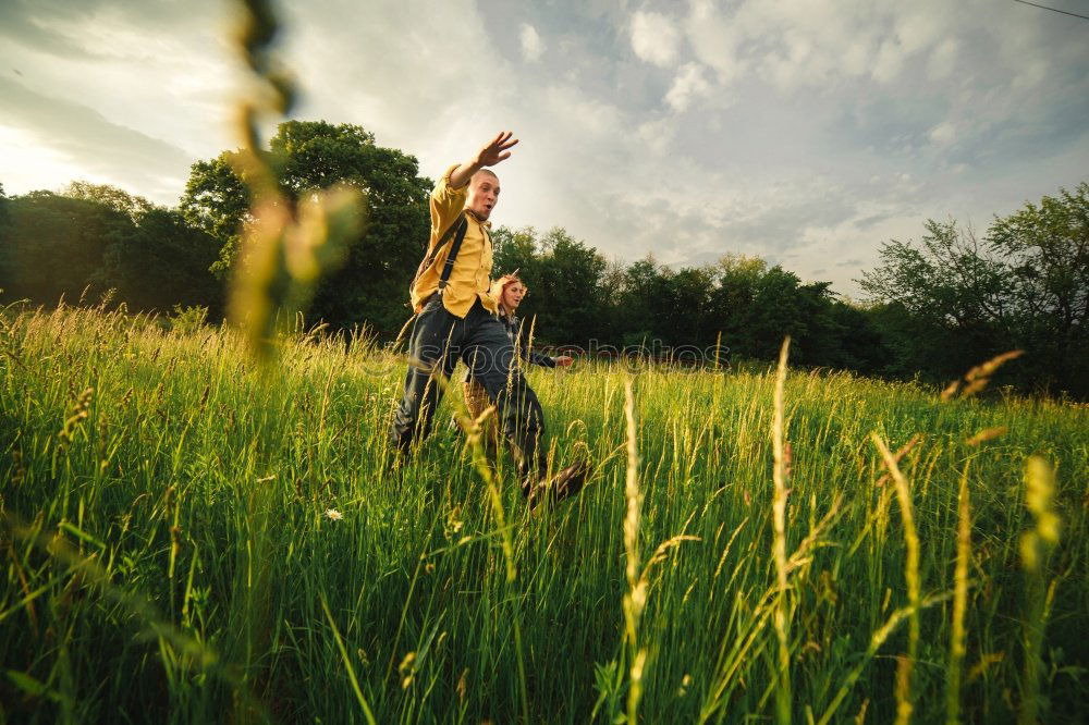 Similar – Image, Stock Photo Child touching soil in mothers hand