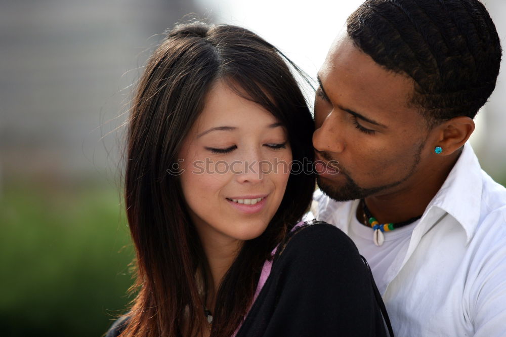 Similar – Image, Stock Photo Beautiful multiracial couple