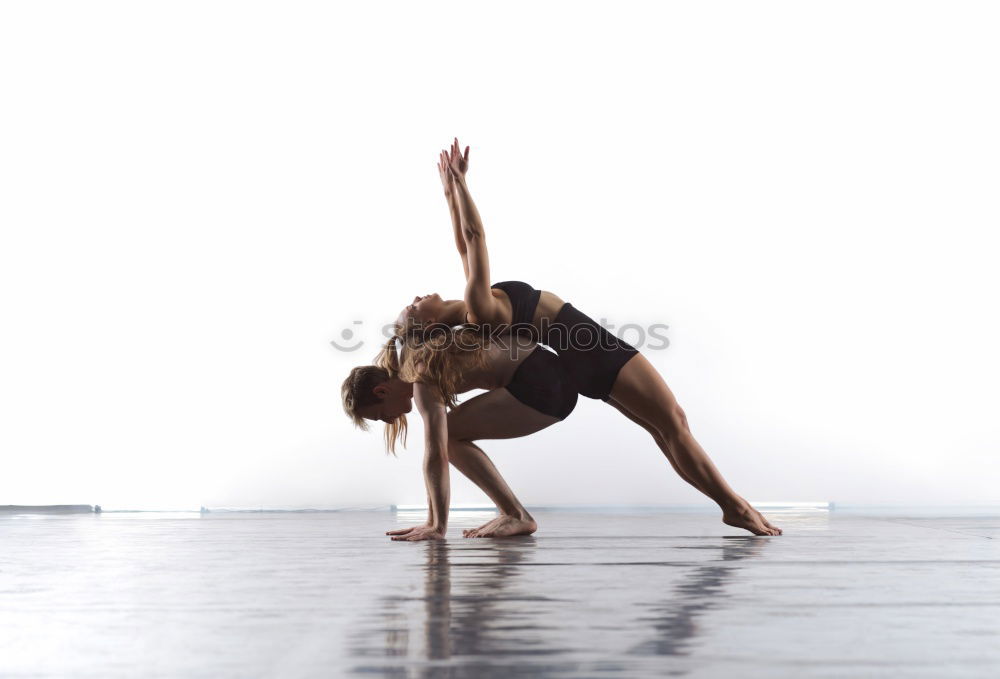 Similar – Young woman dancing in studio