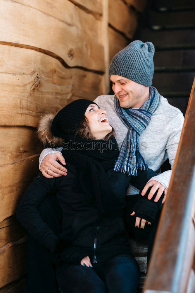 Similar – Image, Stock Photo happy family on a walk with a small child