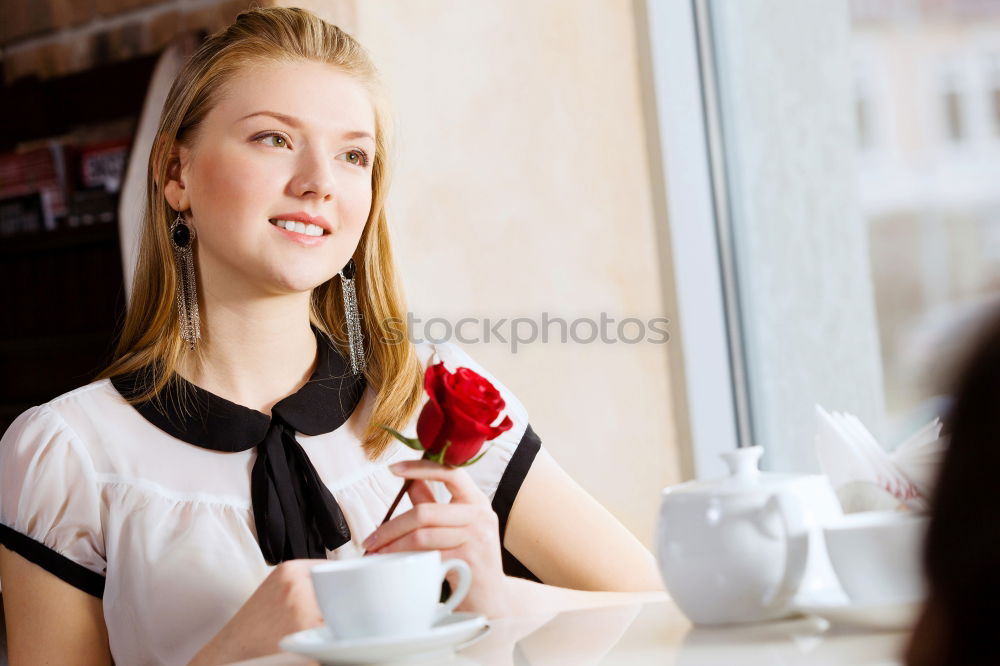 Similar – Girls eating ice cream on the promenade in summer holiday