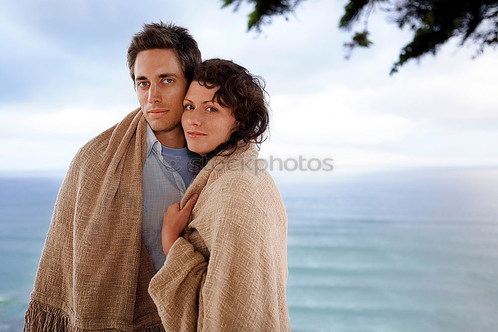 Image, Stock Photo two siblings after swimming