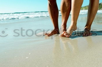 Similar – Image, Stock Photo .:frOschfuß:. Beach