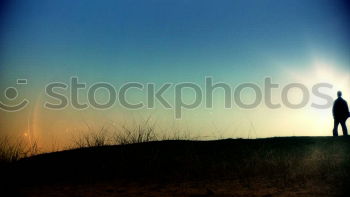 Similar – Image, Stock Photo A young person in the dunes of Hiddensee in bright sunshine with a fantastic view of the sea