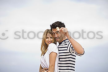 Similar – Portrait of a natural caucasian couple