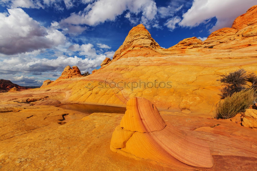 Similar – Image, Stock Photo Desert Landscape in Utah