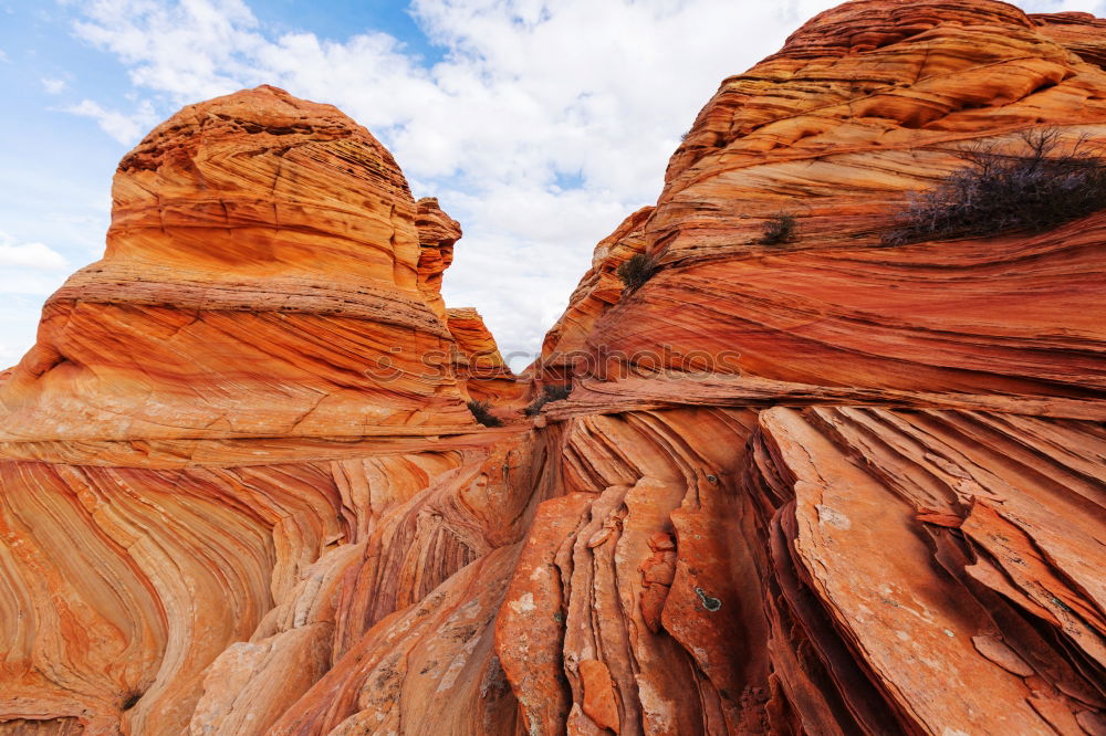 Similar – Image, Stock Photo The Wave Erosion Rock