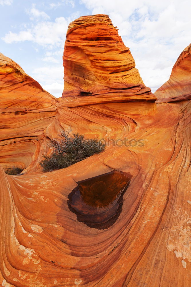 Similar – Image, Stock Photo The Wave Erosion Rock