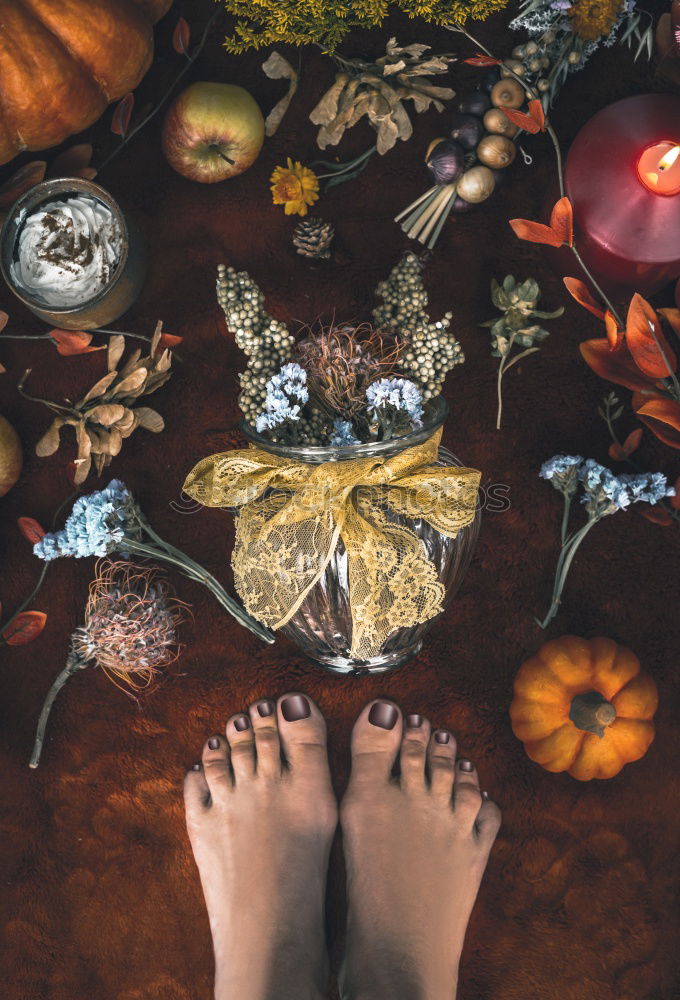 Similar – Image, Stock Photo Hands writing on open envelope with flowers