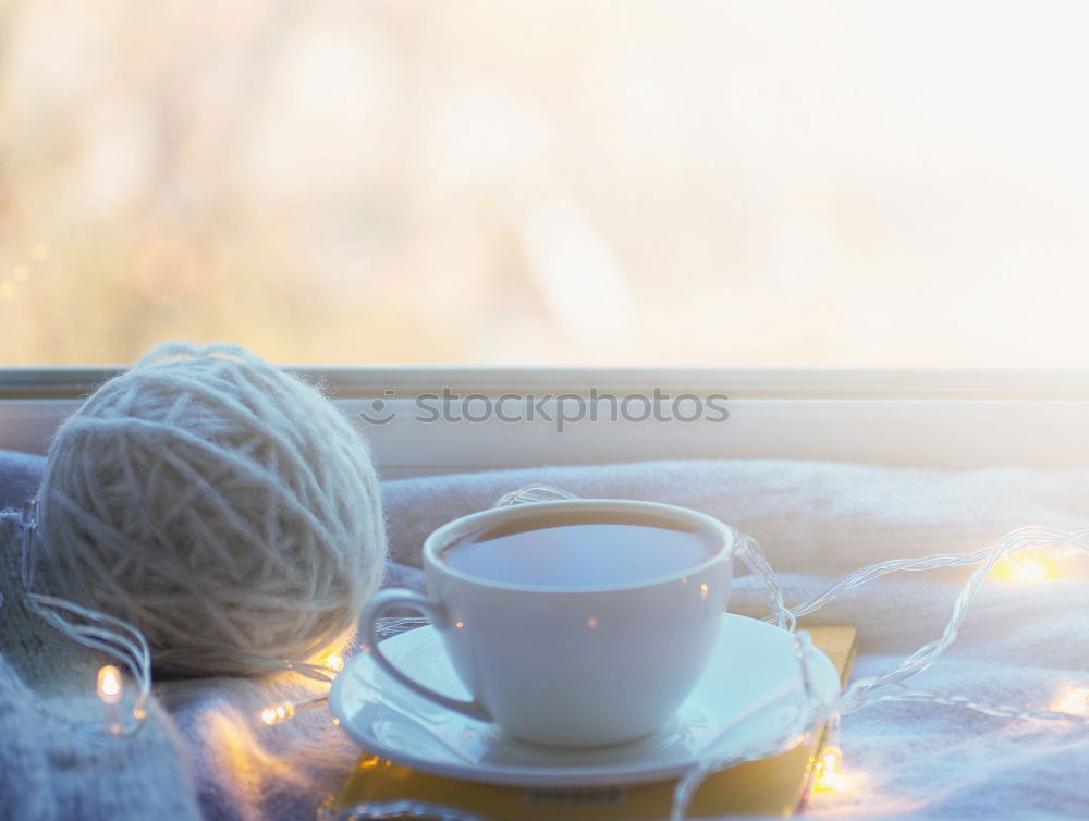 Similar – Outside drinking tea