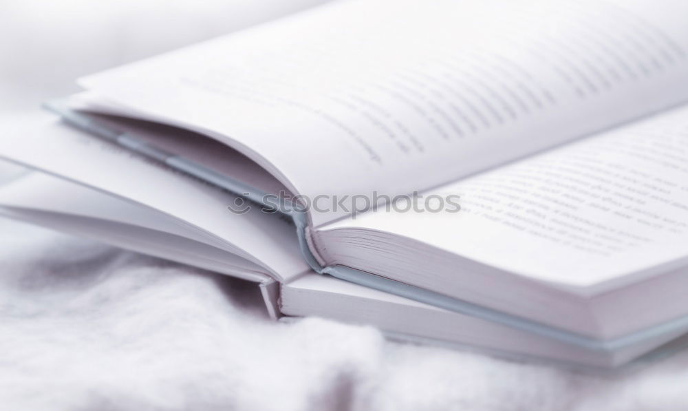 Similar – Image, Stock Photo Reading in bed