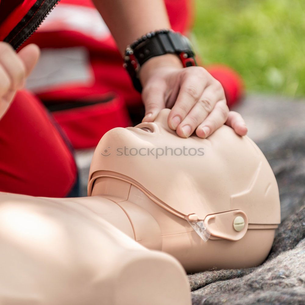 Similar – CPR training Illness Life