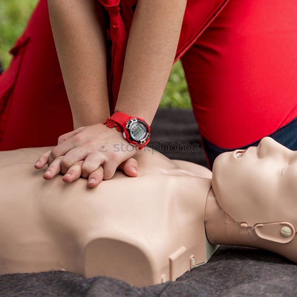 Similar – CPR training Illness Life