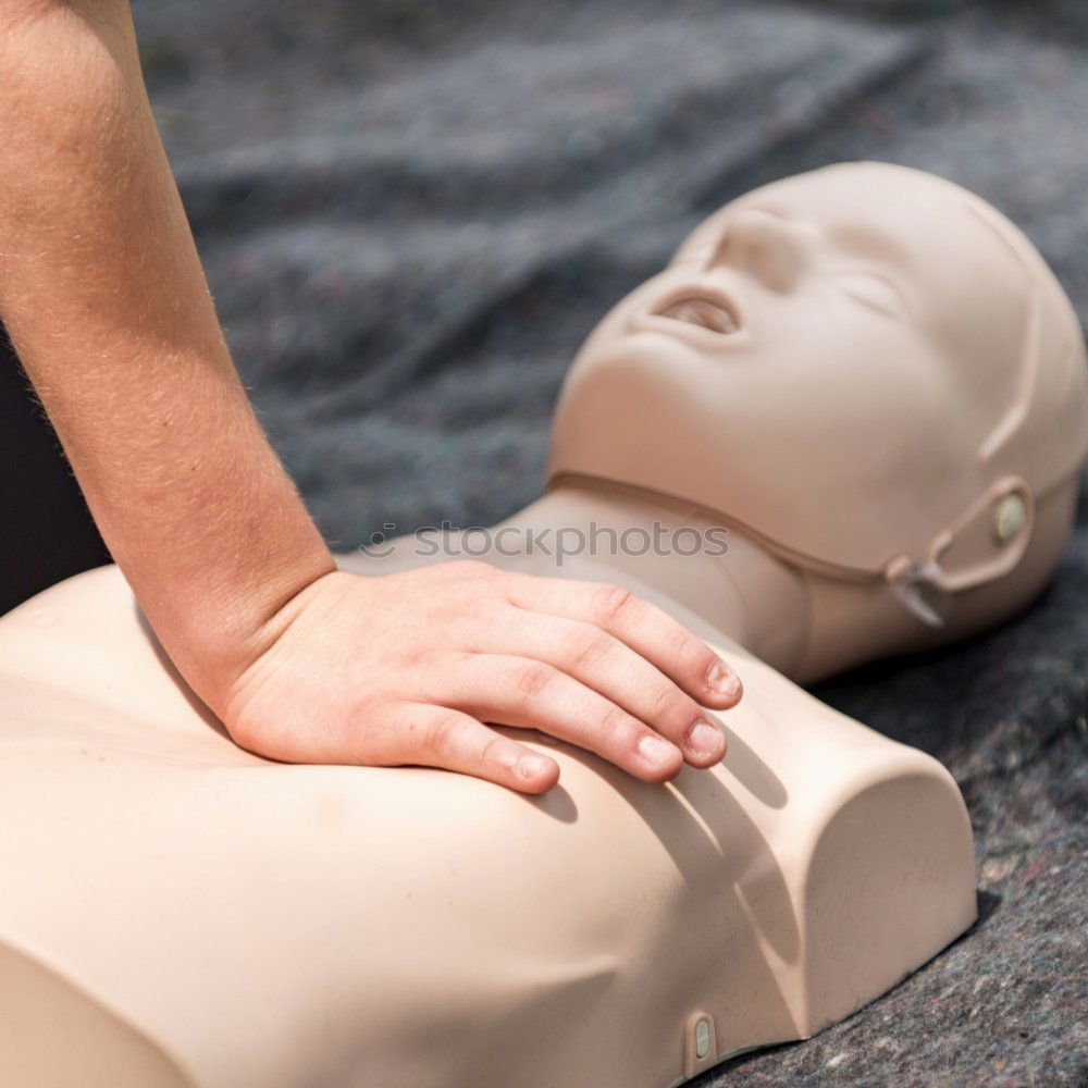 Similar – CPR training Illness Life