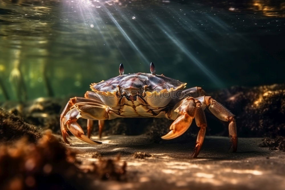 Similar – Crop hand with crayfish