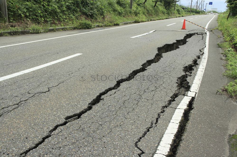 Similar – Image, Stock Photo crack in the street