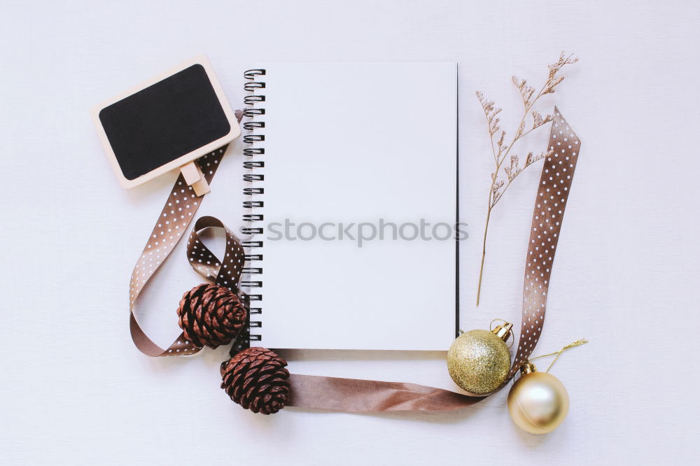 Similar – Kraft paper gift wrapping on white