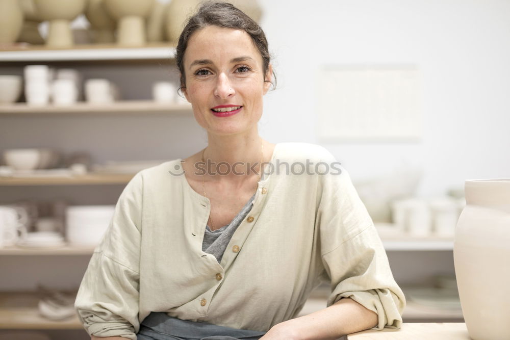 Image, Stock Photo Craftsman Handmade Artist Showroom Workshop Concept