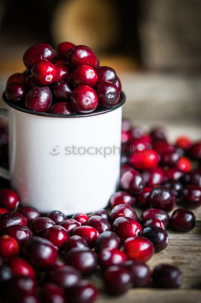 Similar – Image, Stock Photo Ripe red cherry Fruit