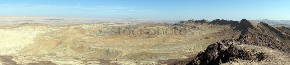 Similar – Image, Stock Photo Traveler on top of rocky mountain edge