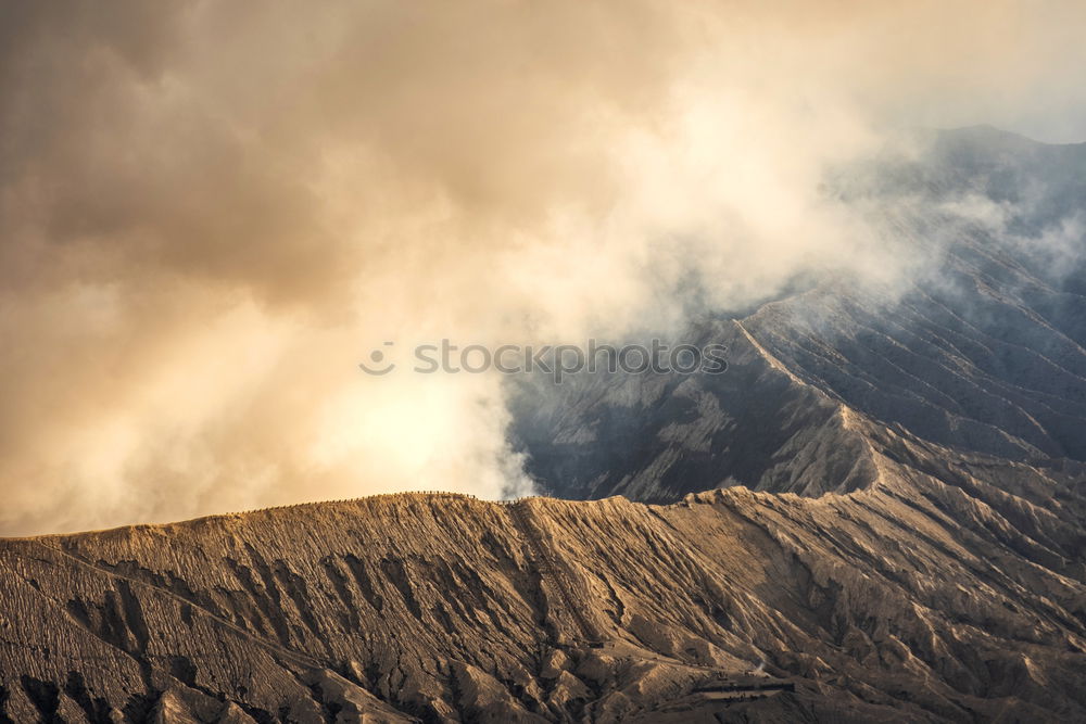 Similar – Image, Stock Photo Wildfire Burns Hill with Flames and Dramatic Smoke