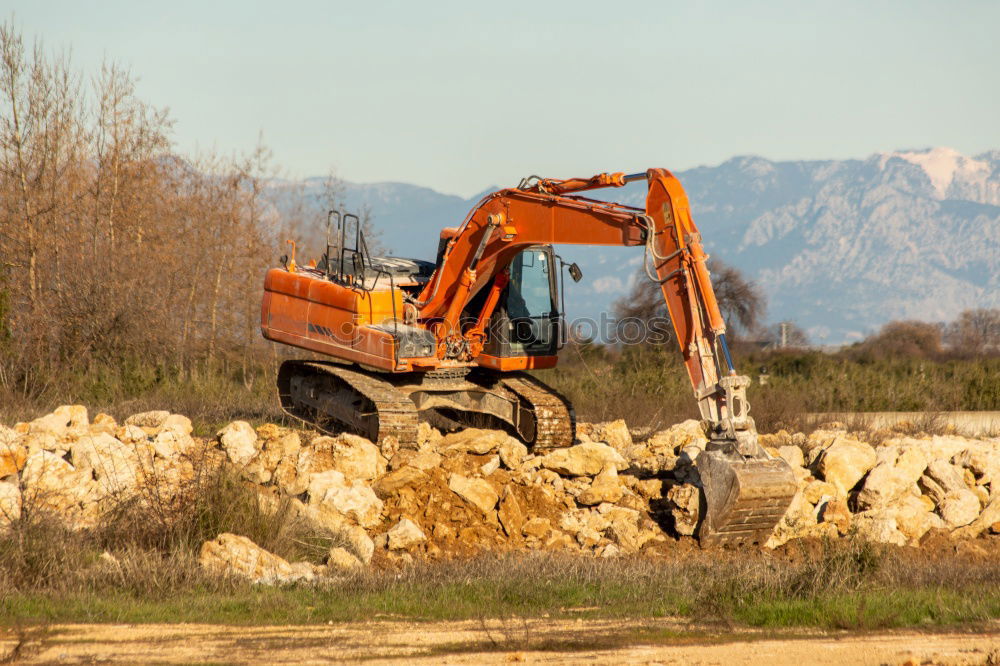 Similar – Road Works Baustelle