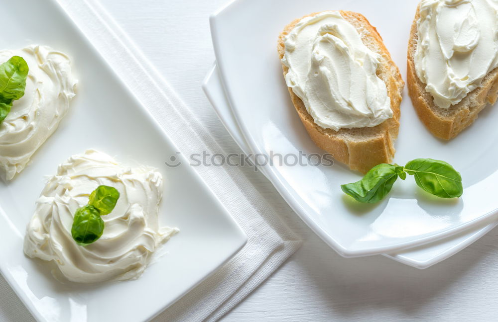 Similar – Image, Stock Photo Crispbread with cream cheese