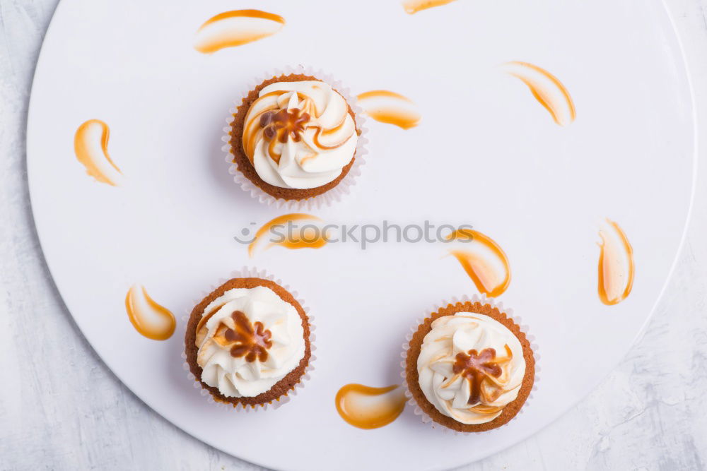 Image, Stock Photo Chia pudding parfait, layered with kumquat and granola