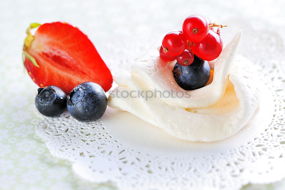 Similar – Image, Stock Photo Tartlets with blueberries and pink flowers