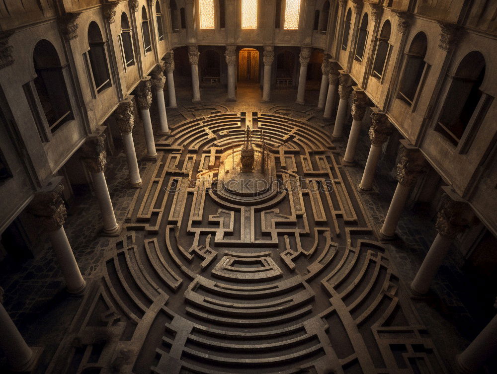 Interior of Rome Agrippa Pantheon, Italy