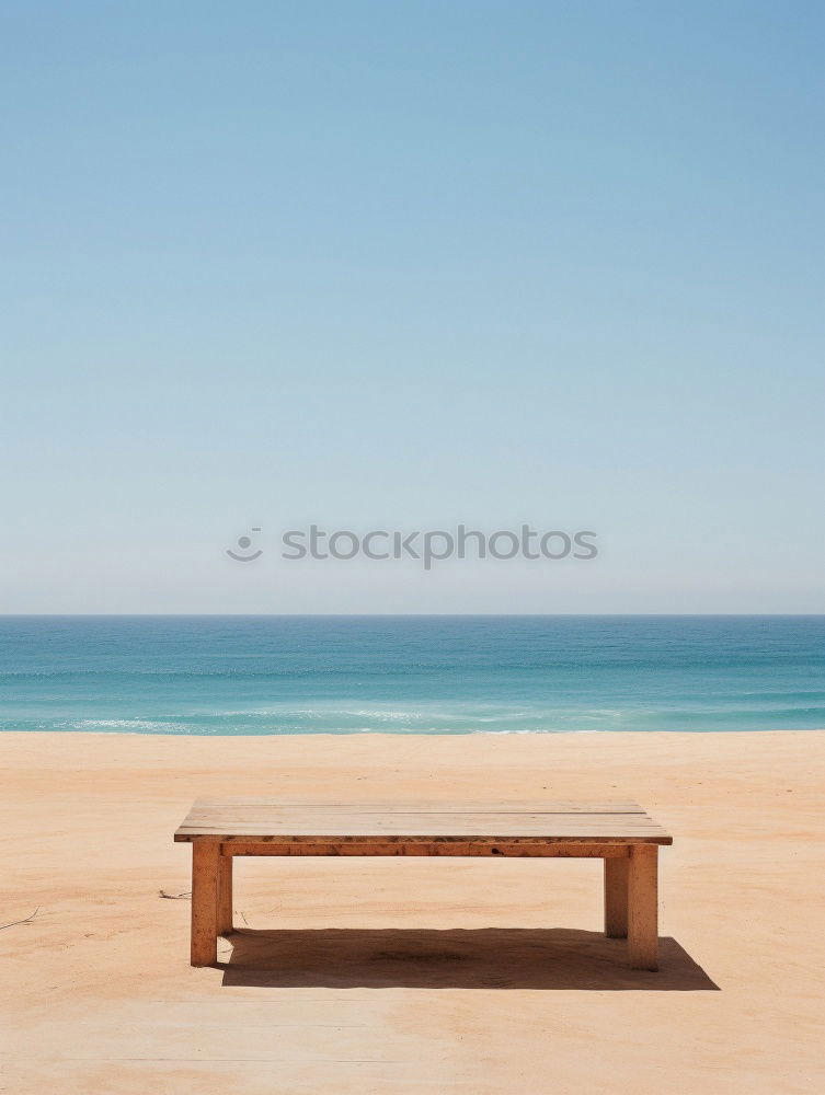 Similar – Image, Stock Photo on the beach l here I am at home