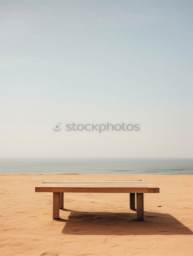 Similar – Table at the beach