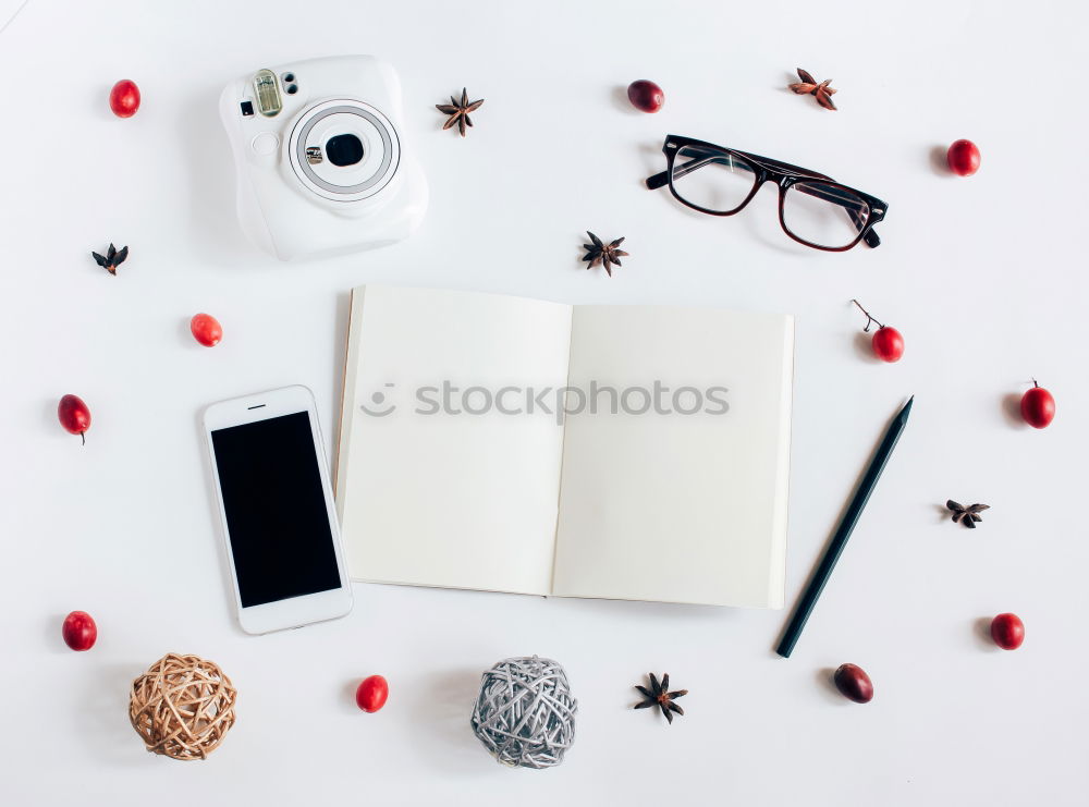 Creative flat lay of thanksgiving or autumn concept