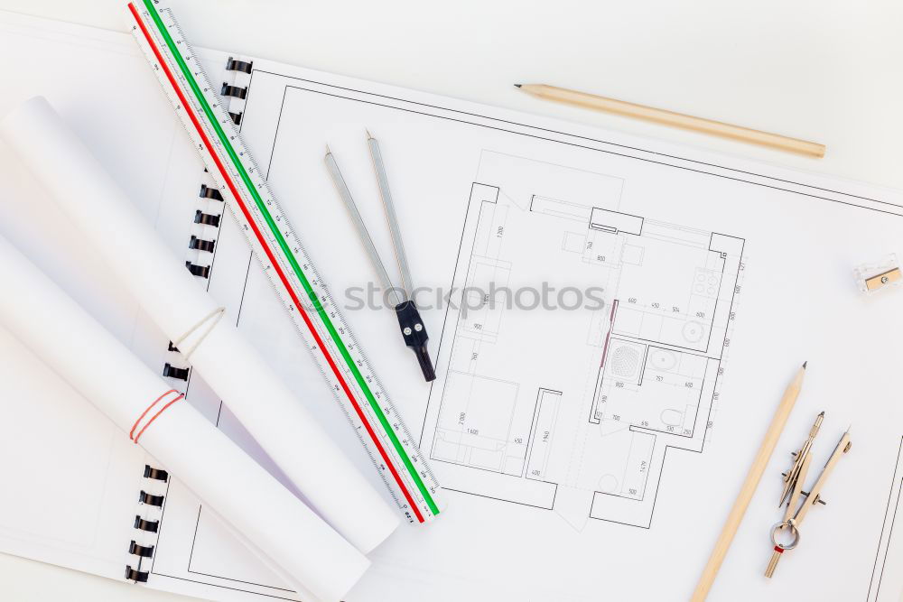 Similar – Architecture, engineering plans and drawing equipment