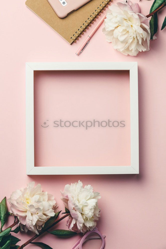 Similar – Image, Stock Photo Tablet PC with blank screen on pink background