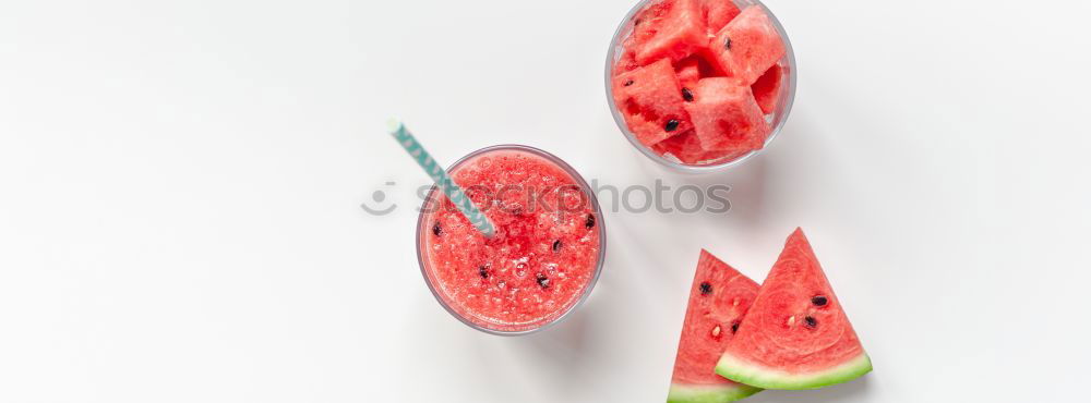 Image, Stock Photo Watermelon Ice on a stick