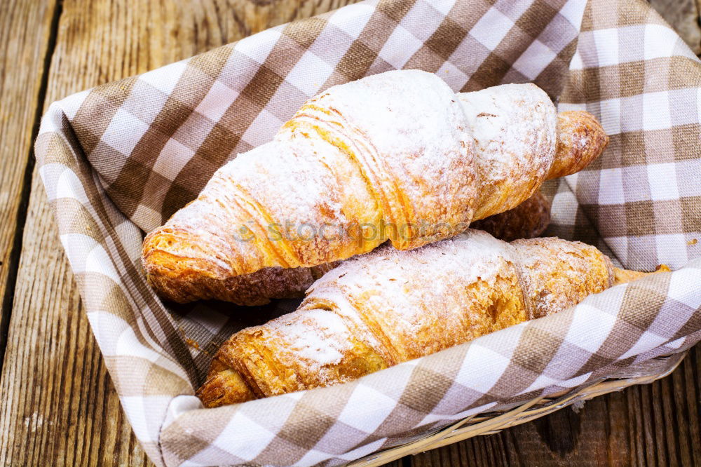 Similar – fresh bread and baked goods on wooden