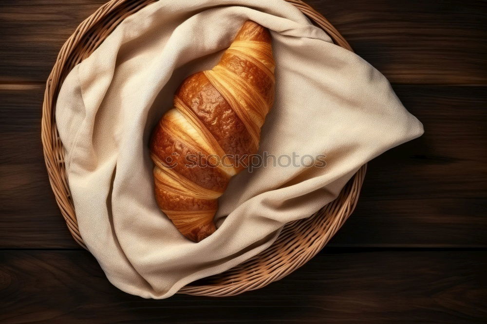 Similar – fresh bread and baked goods on wooden