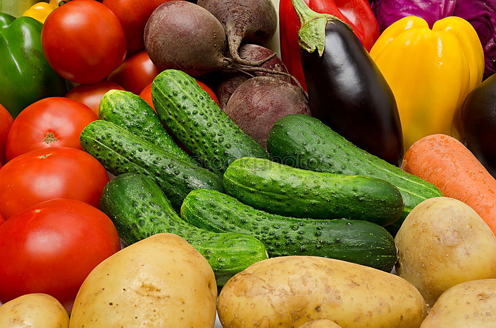 Image, Stock Photo Fruit and vegetables Food