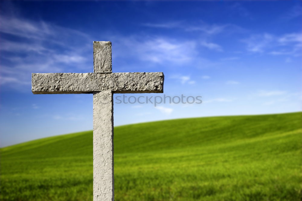 Similar – Image, Stock Photo hiking trail signposting