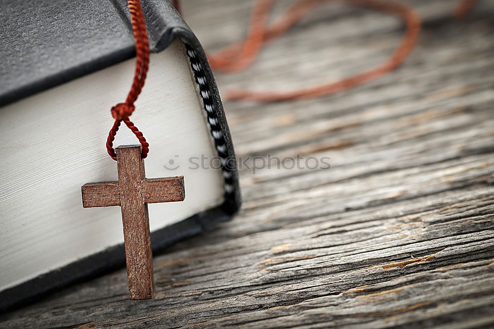 Similar – Image, Stock Photo A hand that holds a Bible in the air